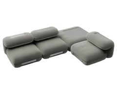 Divano modulare in pelle&nbsp;LIEN - ENNE