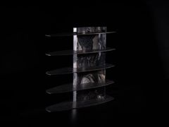 Libreria a giorno in marmo e metallo&nbsp;MIST - ENNE