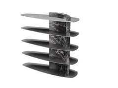 Libreria a giorno in marmo e metallo&nbsp;MIST - ENNE