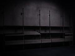 Parete attrezzata fissata a muro in legno&nbsp;VITA - ENNE