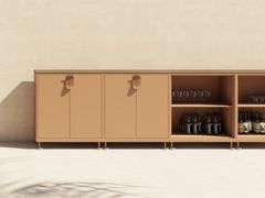 Mobile contenitore modulare da giardino in acciaio inox e HPL&nbsp;KOA 111 - BELLON MIT