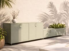 Mobile contenitore modulare da giardino in acciaio inox&nbsp;KOA - BELLON MIT