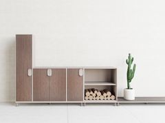 Mobile contenitore modulare da giardino in acciaio inox e HPL&nbsp;KOA - BELLON MIT