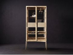 Mobile bar in legno e vetro con illuminazione integrata&nbsp;RIVA LOUNGE - EUPHORIA