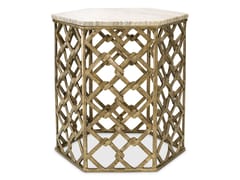 Tavolino di servizio esagonale&nbsp;STRATHAM - EICHHOLTZ