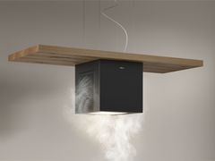 Cappa ad isola con illuminazione integrata&nbsp;THEKUB - ELICA