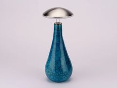 LAMPADA DA TAVOLO RICARICABILE IN CERAMICA&nbsp;PIN RAKU - EMERA DESIGN