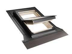 FINESTRA DA TETTO A BILICO IN ALLUMINIO E LEGNO&nbsp;HABITAT SOLID - EMICA FINESTRE DA TETTO