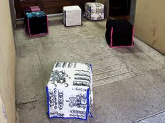 Pouf quadrato&nbsp;JONE - ERBA ITALIA