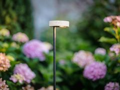 Paletto luminoso a LED in marmo per esterno&nbsp;SOL - ESSENZE DI LUCE