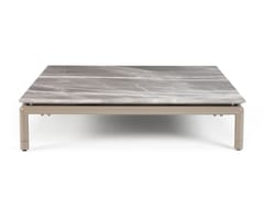 Tavolino da giardino quadrato in marmo&nbsp;LODGE - ETHIMO