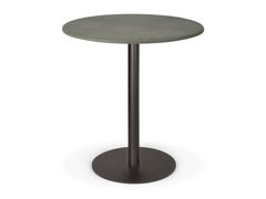 Tavolo rotondo in pelle&nbsp;BLEND - ETHNICRAFT