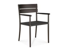 Sedia da giardino in alluminio con braccioli&nbsp;ELIN - ETHNICRAFT