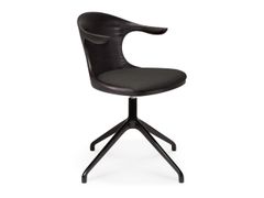Sedia girevole su trespolo in teak con braccioli&nbsp;FLOW - ETHNICRAFT