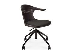 Sedia su trespolo girevole in teak con ruote&nbsp;FLOW - ETHNICRAFT