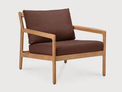 Poltrona da giardino imbottita in teak con braccioli&nbsp;JACK - ETHNICRAFT