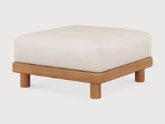 Pouf da giardino quadrato in tessuto&nbsp;MONOCLE - ETHNICRAFT