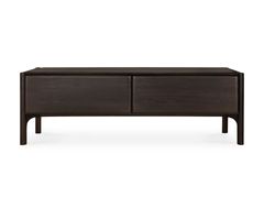 Mobile TV in teak con cassetti&nbsp;PI - ETHNICRAFT