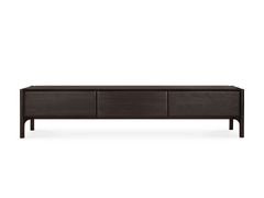 Mobile TV in teak con cassetti&nbsp;PI - ETHNICRAFT