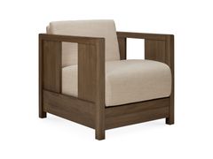 Poltrona in legno con braccioli&nbsp;ROAN - ETHNICRAFT