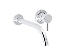 Miscelatore per lavabo a muro a 2 fori con rosette separate&nbsp;TOCCO - RUBINETTERIE EURORAMA