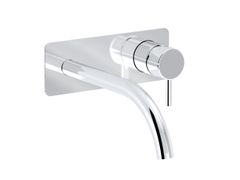 Miscelatore per lavabo a 2 fori a muro con piastra&nbsp;TOCCO - RUBINETTERIE EURORAMA