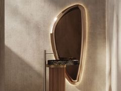 Specchio bagno con illuminazione integrata da parete&nbsp;LENS - FALPER