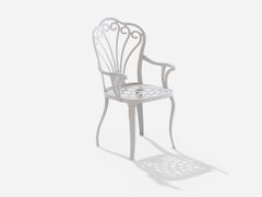 Sedia da giardino in alluminio con braccioli&nbsp;ARMONIA - FAST