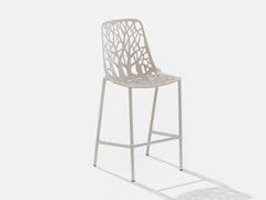 Sgabello da giardino con schienale&nbsp;FOREST - FAST