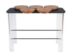 Consolle rettangolare in legno e plexiglass&nbsp;BOWL - FEZA DSGN