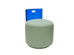Poltroncina imbottita con schienale in plexiglass&nbsp;SUMMER MOON - FEZA DSGN