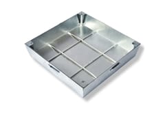 Chiusino a pavimento&nbsp;PRO+MAXI ZINCATO - FF SYSTEMS