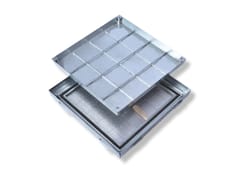 Chiusino a pavimento&nbsp;PRO+TH ZINCATO/INOX - FF SYSTEMS