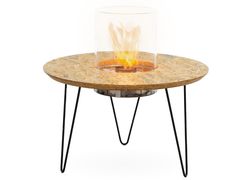 Tavolino con caminetto integrato&nbsp;FIRE TABLE ROUND - PLANIKA
