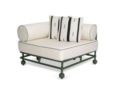 Poltrona da giardino ad angolo in alluminio&nbsp;LENTO - FJAKA FURNITURE