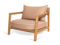 Poltrona da giardino in teak con cuscini in Sunbrella&nbsp;OAZA - FJAKA FURNITURE