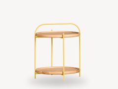 Tavolino di servizio rotondo in legno massello&nbsp;ROYERE - SALKIM ORMAN URUNLERI SANAYI VE TICARET ANONIM SIRKETI