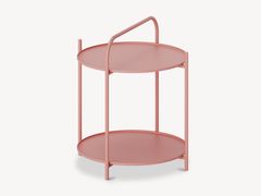 Tavolino di servizio rotondo in metallo&nbsp;ROYERE - SALKIM ORMAN URUNLERI SANAYI VE TICARET ANONIM SIRKETI