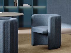 Poltroncina pozzetto imbottita in tessuto&nbsp;SABREE - FREZZA
