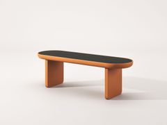 Panca in legno e vetro&nbsp;DAFNE - BABATO 1934