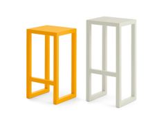 Sgabello in metallo verniciato&nbsp;FRAME - FANTIN