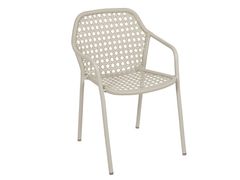 Poltroncina da giardino in fibra di polietilene con braccioli&nbsp;CROISETTE - FERMOB