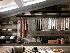 Cabina armadio mansardata&nbsp;COMPOSIZIONE 09 - FERRIMOBILI