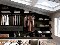 Cabina armadio mansardata lineare&nbsp;COMPOSIZIONE 11 - FERRIMOBILI