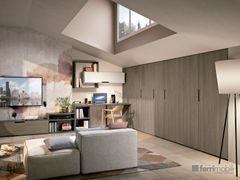 Armadio mansardato scalare&nbsp;COMPOSIZIONE 16 - FERRIMOBILI