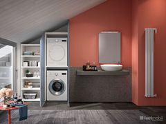 Lavanderia attrezzata per mansarda&nbsp;COMPOSIZIONE 332 - FERRIMOBILI