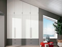 Armadio mansardato parzialmente inclinato&nbsp;COMPOSIZIONE 34 - FERRIMOBILI