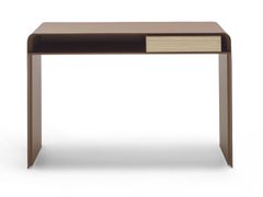 SCRIVANIA RETTANGOLARE IN METALLO RIVESTITO IN CUOIO&nbsp;CLARENCE - FLEXFORM