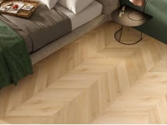 PAVIMENTO IN MATERIALE COMPOSITO CON SUPERFICIE HYPERMATT&nbsp;FLOW+ SPINA FRANCESE - FLOW BY WOODCO