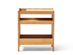 Tavolino rettangolare in rovere con portariviste&nbsp;JOURNAL - FORM & REFINE